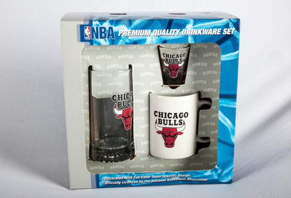 Chicago Bulls 3 Peice Drink Fan Set